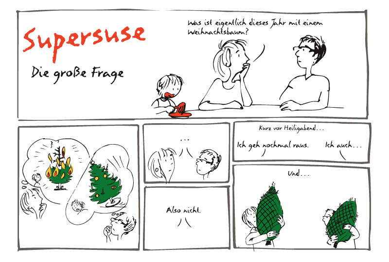 [Cartoon: Die große Frage]